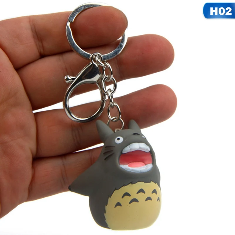 Милый Мой сосед Тоторо ПВХ брелок Wowen мультфильм Хаяо комикс фанаты Подвески