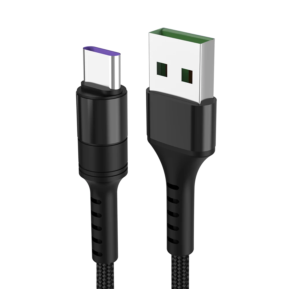 Black Usb Тип C быстрой зарядки кабель зарядки для Oneplus One Plus, 7, 6, 6 комплектов/партия, 5 T 5 3T зарядка VOOC Тип-C Телефон Зарядное устройство провода Кабо - Цвет: Black