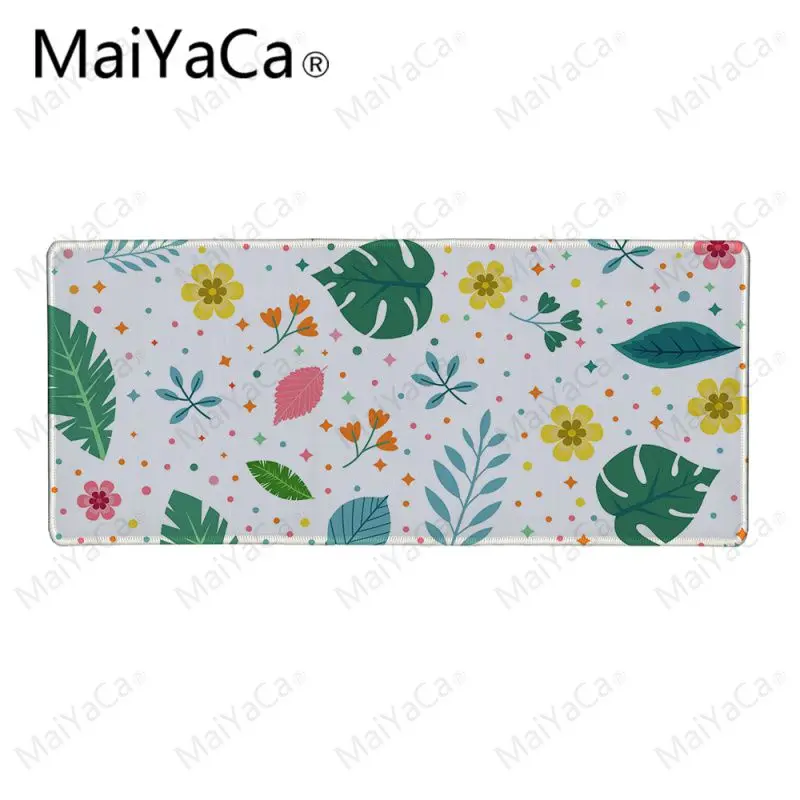 MaiYaCa быстрая печать пятнистый цветок кактус игровой большой коврик для компьютерной мыши коврик для мыши лучшие коврики для геймера подарок