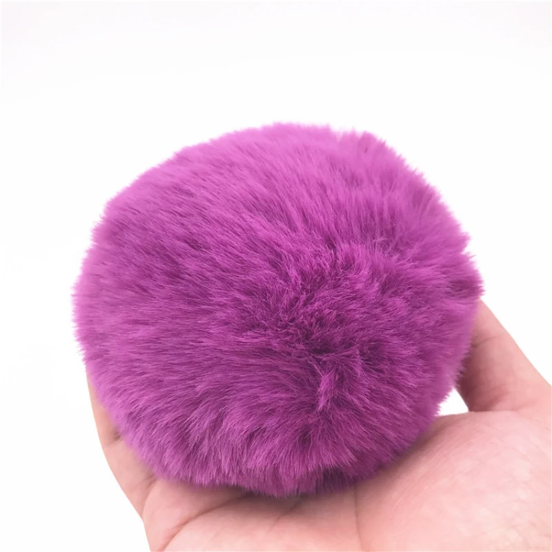 Metal Butt Plug Purple Pompon Rabbit Tail 3 Size Anal Sexy Bunny Dilatator Cosplay Sex Toys for Woman H8-65D | Красота и здоровье