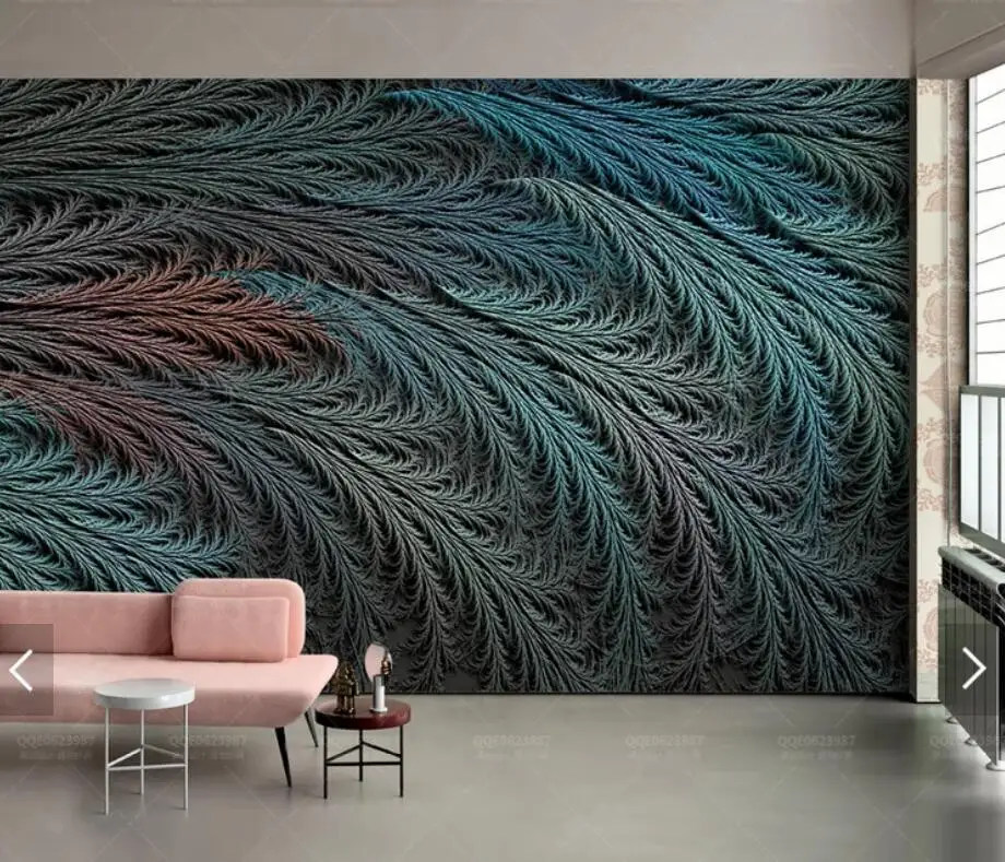 3D абстрактный тисненый Красочный Узор Настенная бумага настенная рулоны для