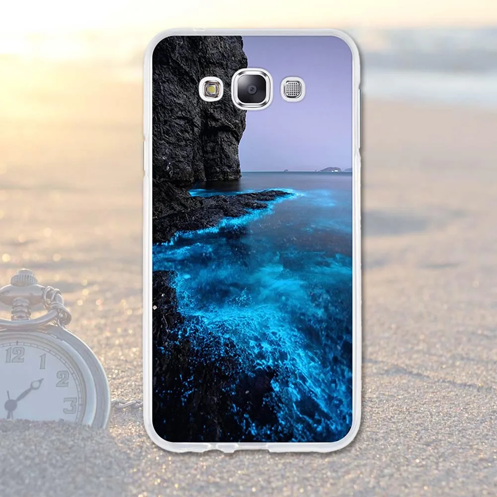 ТПУ чехол для Coque Samsung Galaxy E7 Мягкая силиконовая задняя крышка Fundas E7000 E700F телефона |