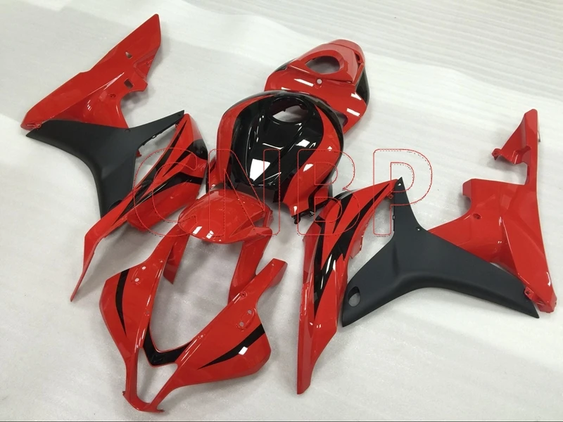 Набор для всего тела CBR 600 RR 2007 2008 красные черные Обтекатели Honda CBR600RR 08 комплекты
