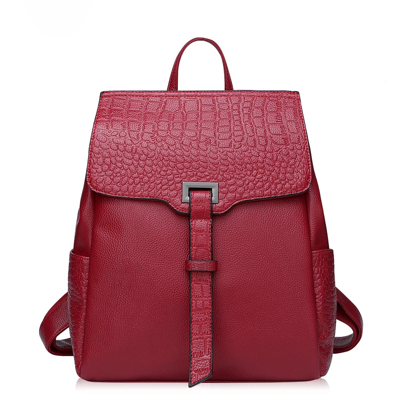 MIWIND рюкзак из натуральной мягкой кожи рюкзаки коровьей Верхний слой воловьей