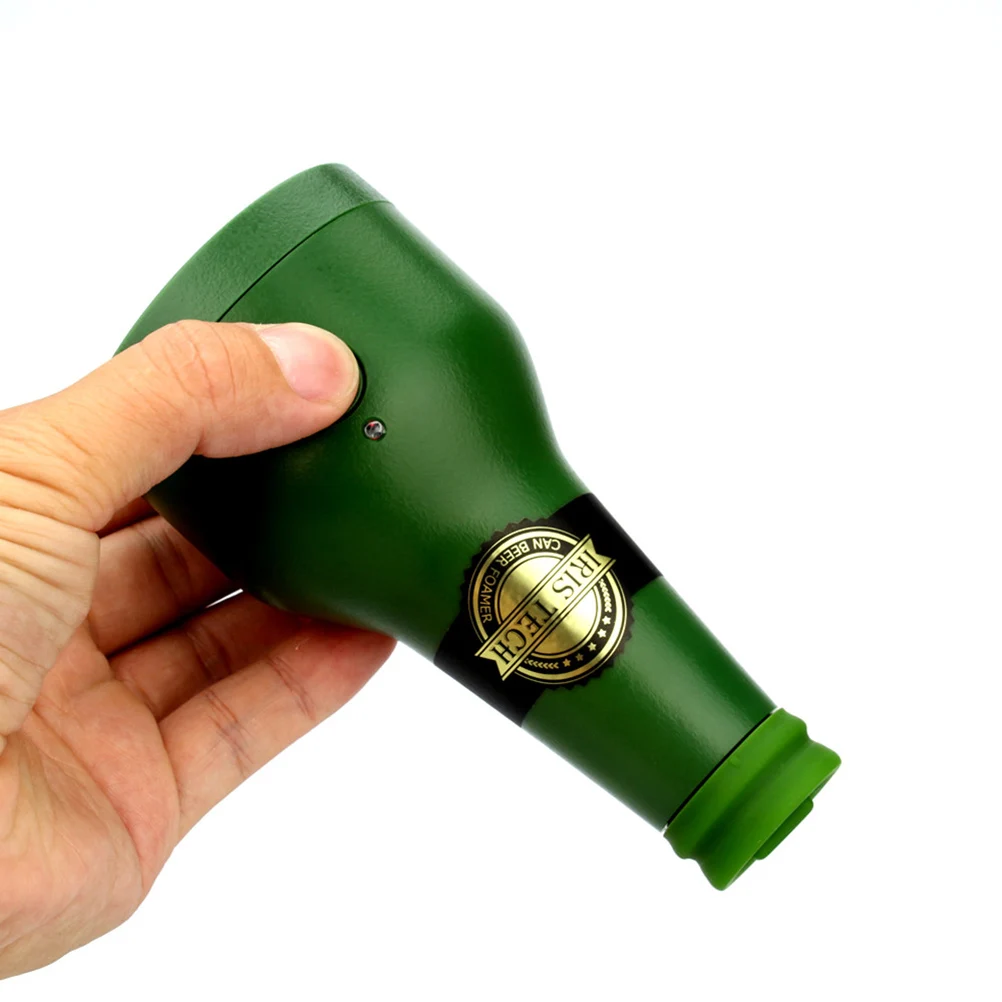 1pc Ultrasonic Beer Foamer Creative Bottle Shape Foam Maker Portable Outdoor Party Bubbler For Canned Bottled Bar Use |