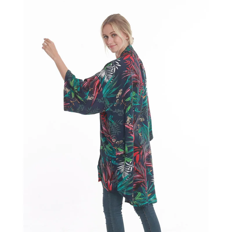 Кардиган Kimonos кардиган для прогулок на открытом воздухе модная блузка женские