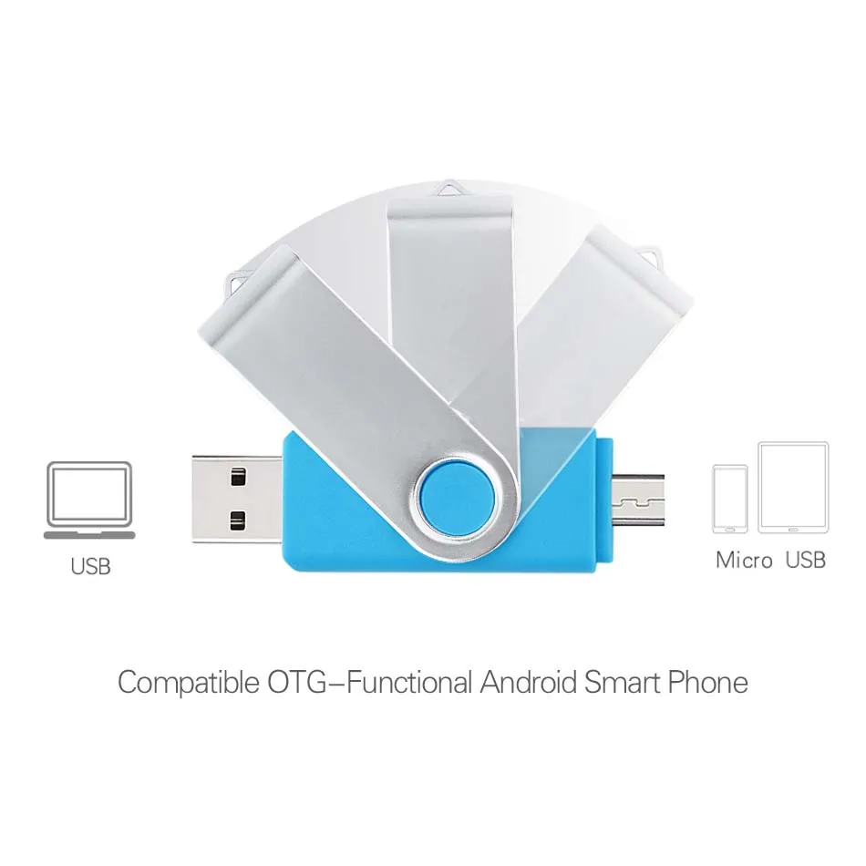 OTG USB флеш-накопитель 128 ГБ 64 32 16 8 memoria с внешней памятью для смартфона | Компьютеры