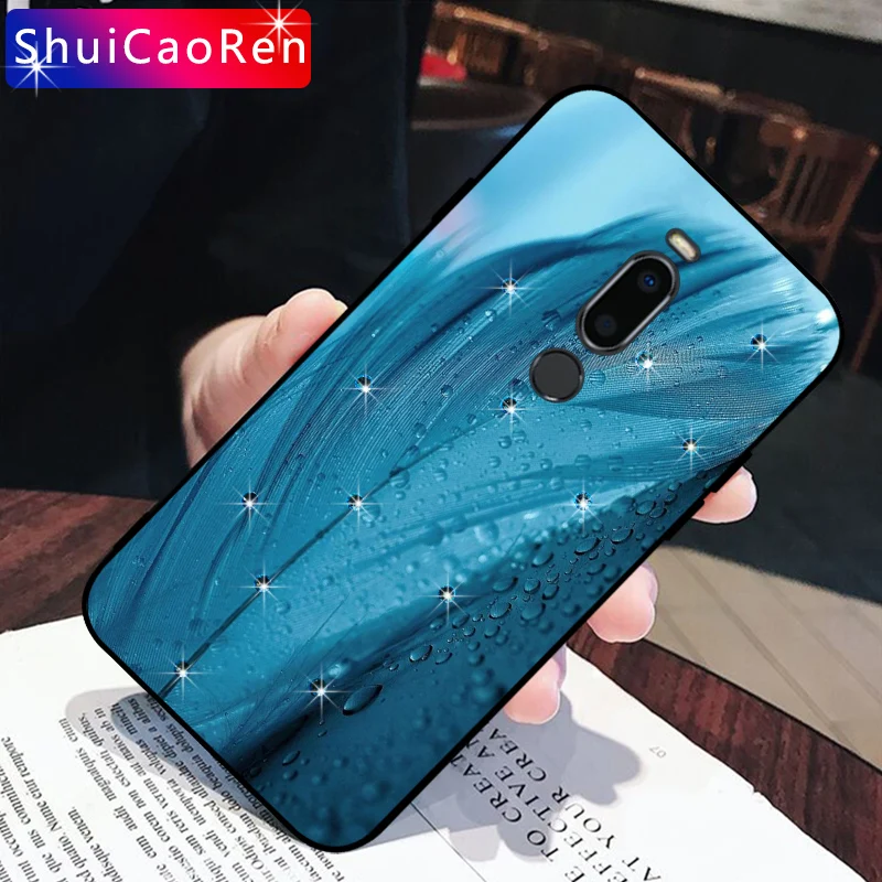 Роскошный силиконовый чехол для Meizu X8 блестящий со стразами задняя крышка M8 Note 8