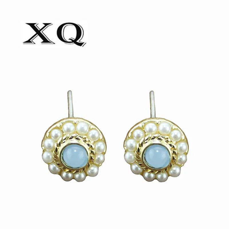 Женские винтажные серьги гвоздики с жемчугом|Серьги-гвоздики| |