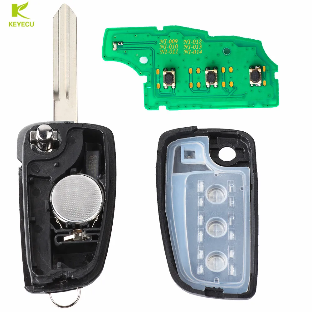 KEYECU 2 шт. сменный обновленный дистанционный ключ Fob 315 МГц ID46 для Nissan Versa Xterra Infiniti FX35