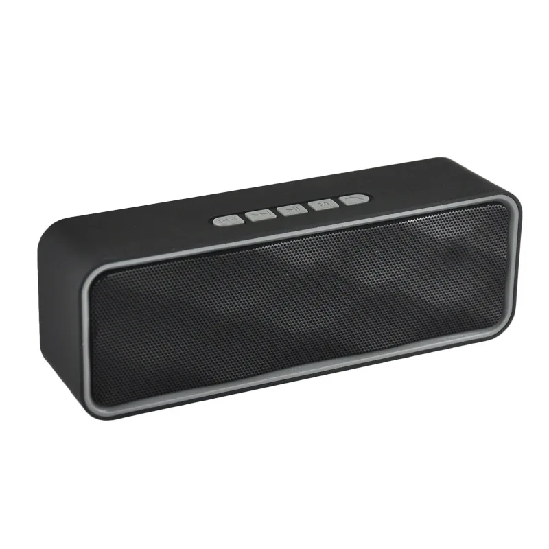 Brown SC211 Bluetooth динамик портативный Bluetooth Колонка громкий динамик с микрофоном Музыкальная Коробка модель поддержка TF AUX FM радио для телефона ПК - Цвет: Brown