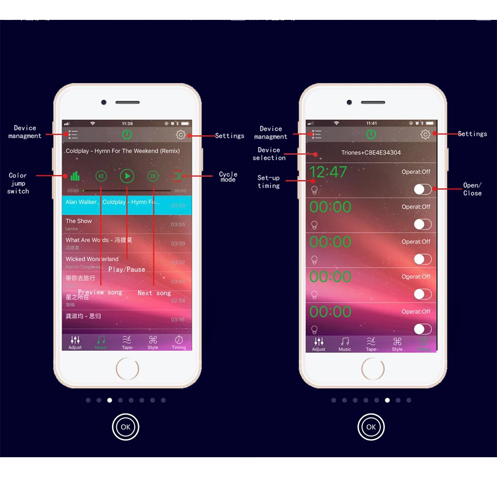 DC 5-24 В Мини Bluetooth RGB RGBW контроллер с ИК-пультом дистанционного управления светодиодный контроллер IOS/Android приложение для RGB RGBW RGBWW светодиодный светильник