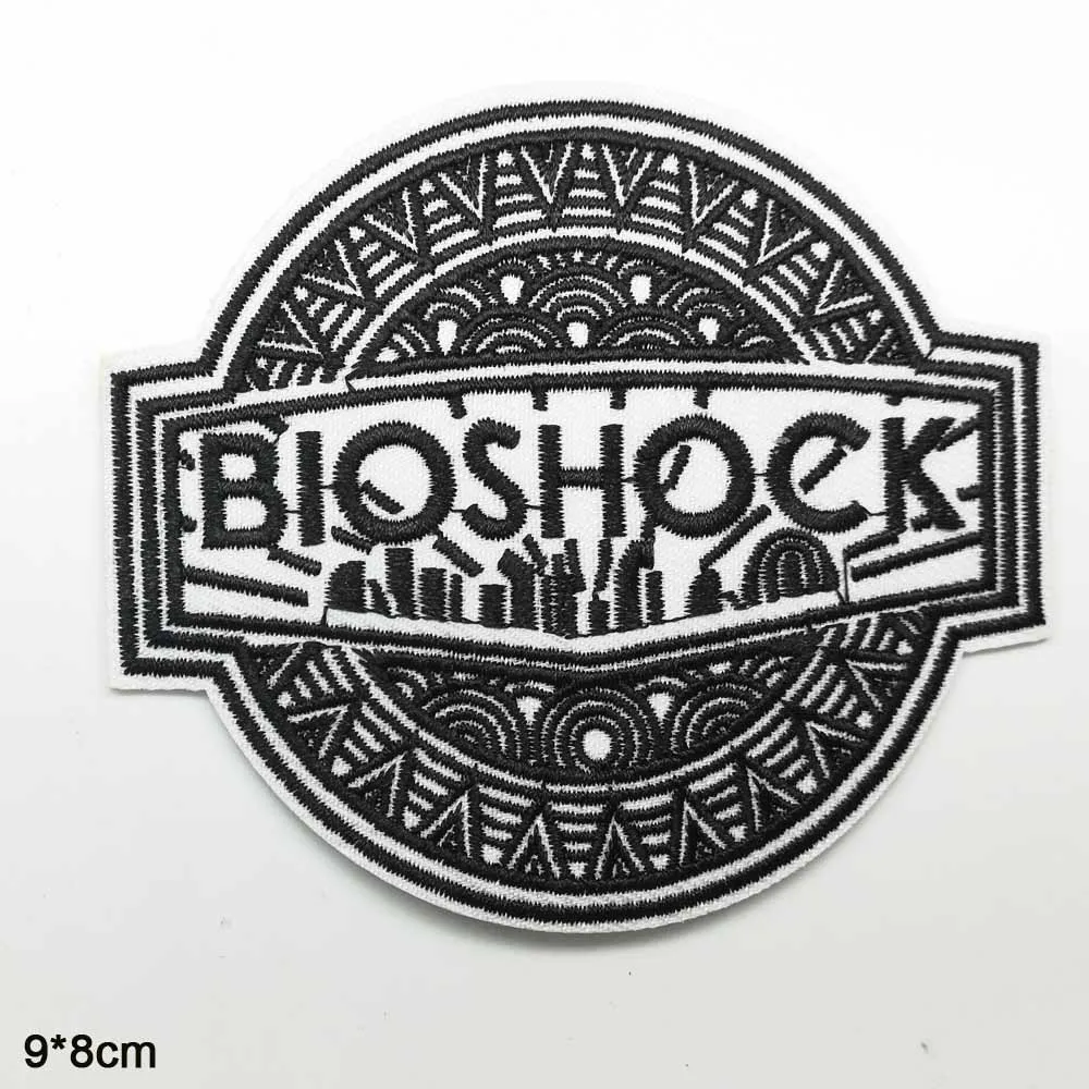 Тканевые нашивки для одежды с вышивкой Bioshock оптовая продажа девочек и