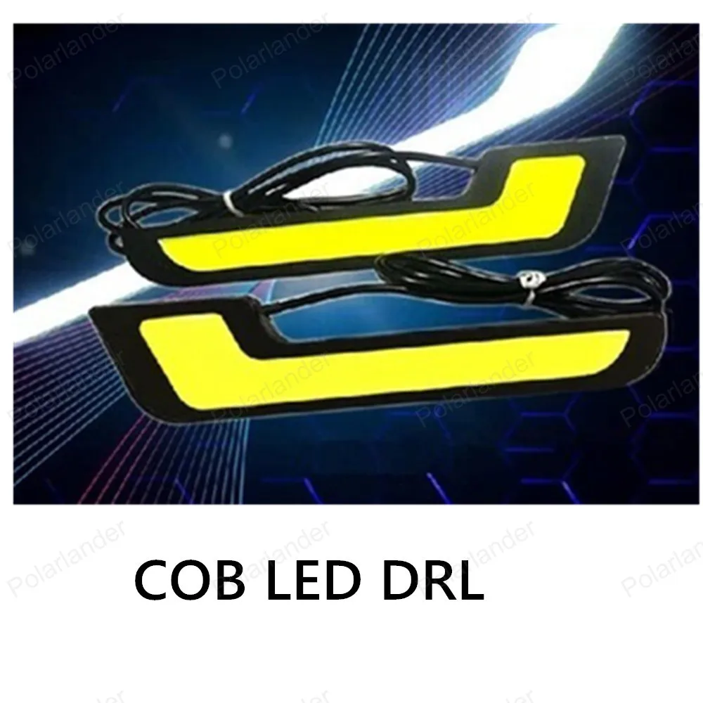 1 пара противотуманных фар COB 12 в 7 образные белые 20 Вт стандартные автомобильные