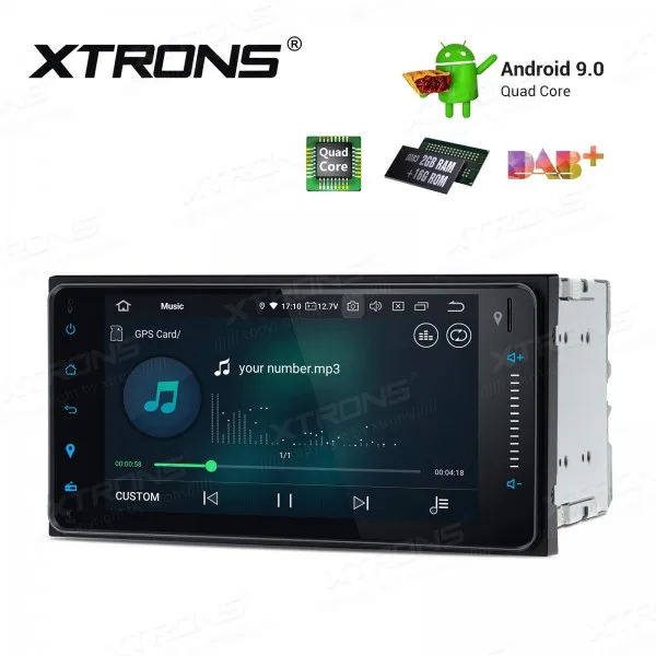 XTRONS 9 &quotAndroid 0 автомобильный мультимедийный плеер стерео для Toyota RAV4 Corolla Prado Plug Play