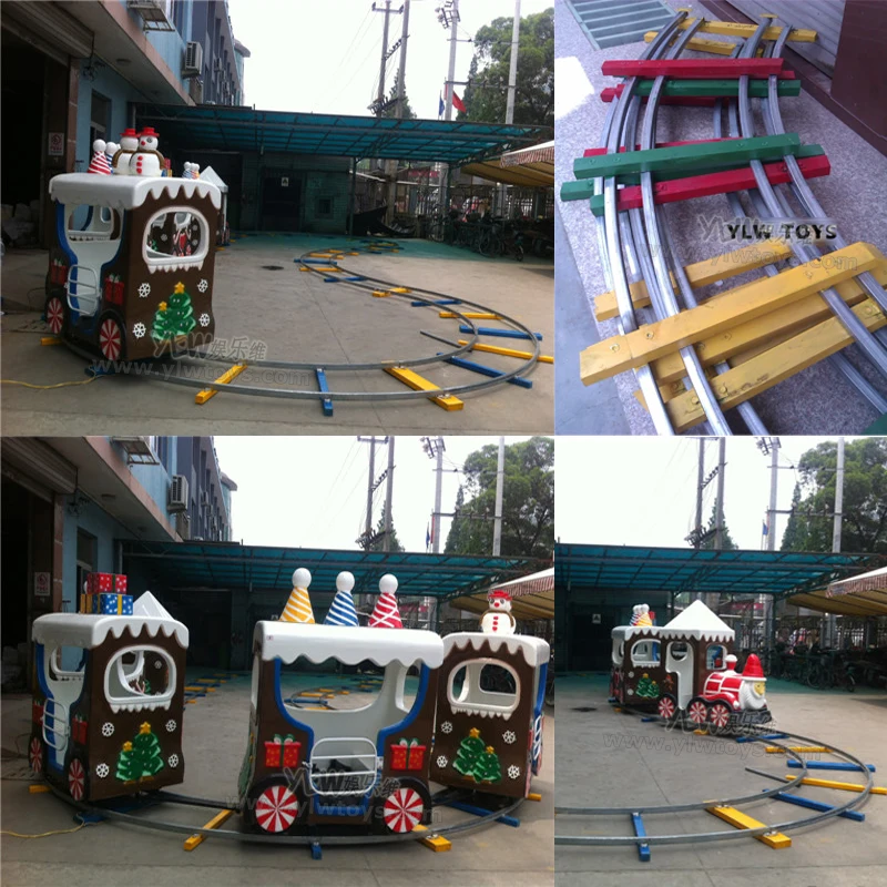 Электрический поезд для парка 14 сидений детей езды на поезде YLW KT1601|train ride on|train