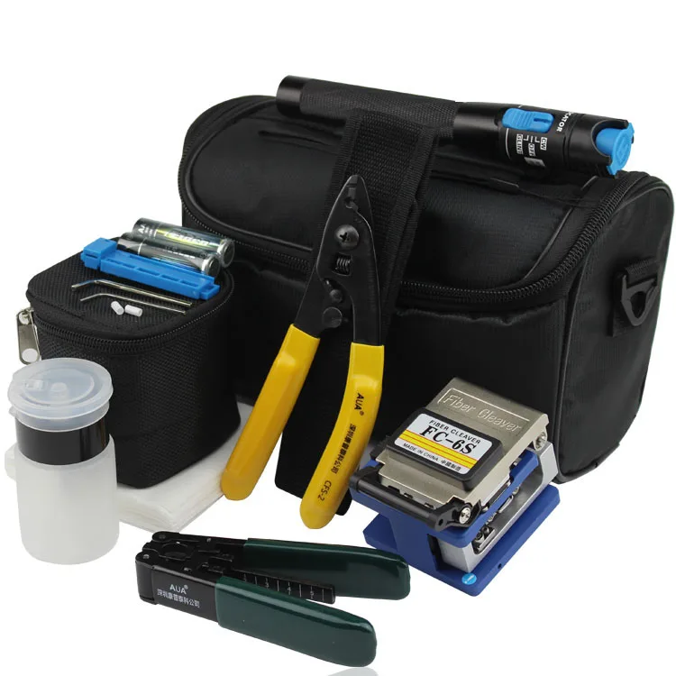 Комплект инструментов для работы с оптическим кабелем ftth 8 в 1 волоконный Кливер FC