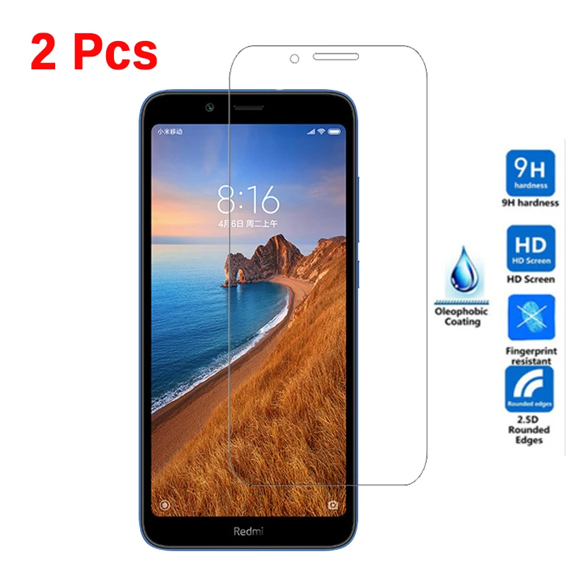 2 шт. Защитное стекло для Xiao mi Red mi 7a защитная пленка из закаленного стекла для Xiaomi mi 8 A2 Lite A1 9 на красном mi 7 6a 6 Note 7 a стекло