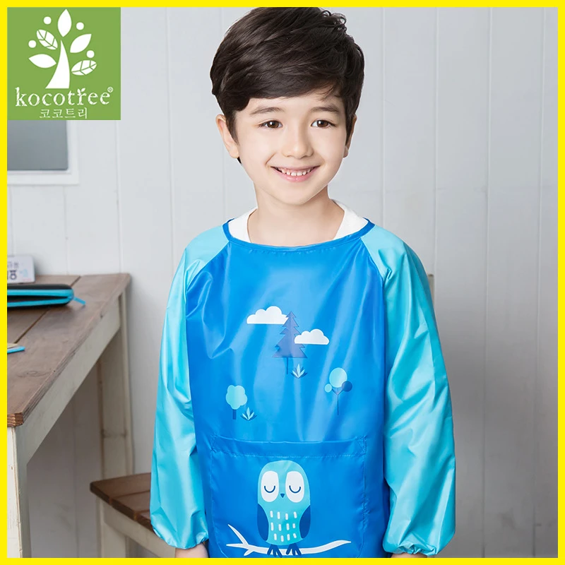 Детские нагрудники с мультяшными животными детские водонепроницаемые длинным