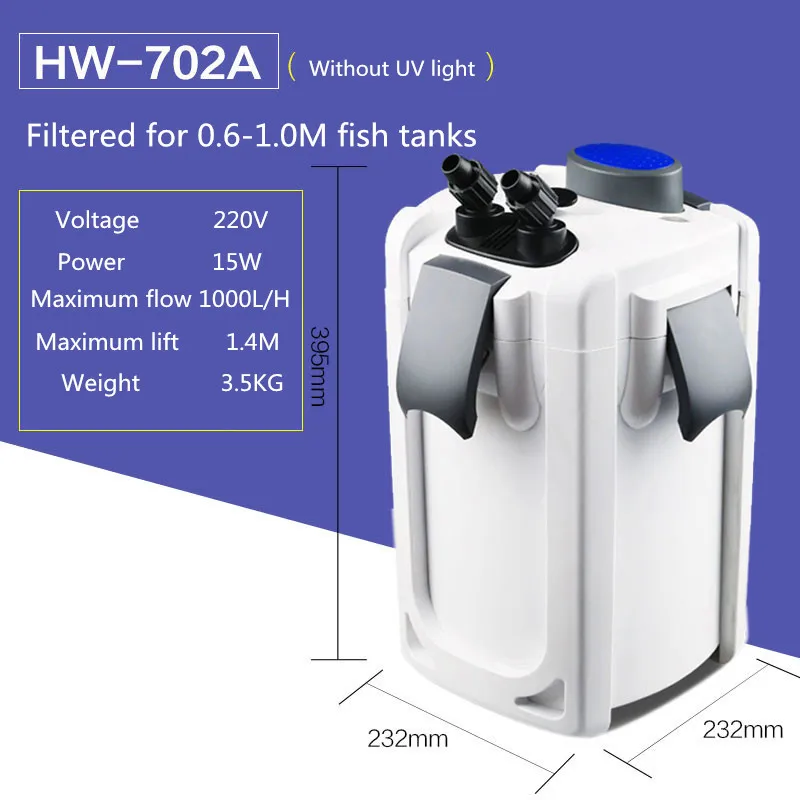 SUNSUN HW702A HW702B HW703A HW703B HW704A HW704B аквариумный Биохимический внешний фильтр HW-702A HW-702B HW-703A HW-703B HW-704B - Цвет: HW-702A