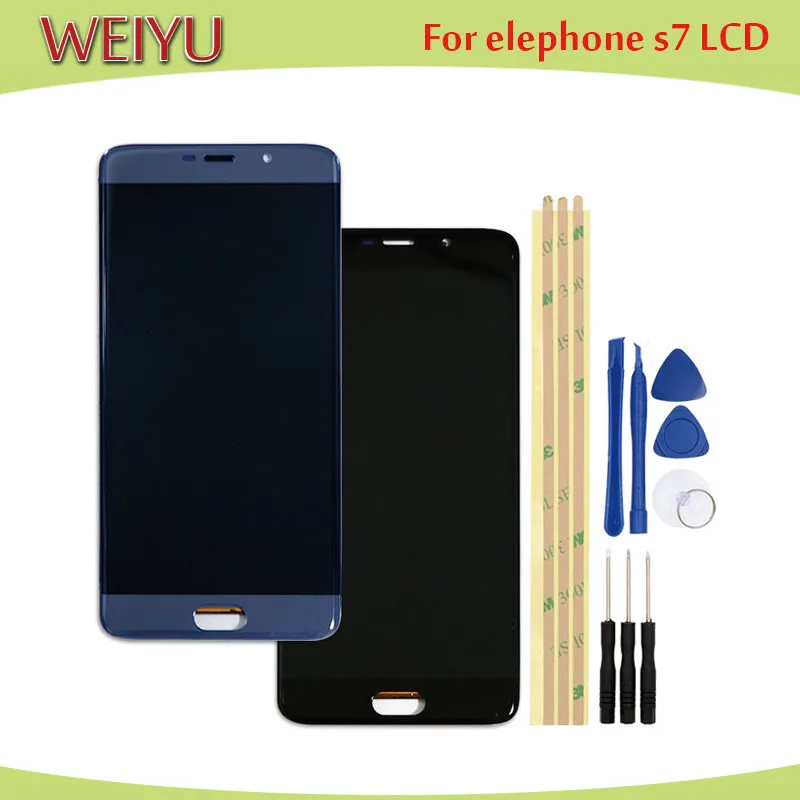 5 дюймов для Elephone S7 ЖК дисплей + сенсорный экран FPC HTF055F155 дигитайзер сменные