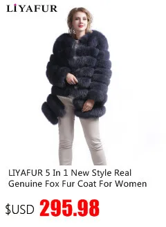 LIYAFUR 10 цветов Длинные натуральная натуральный Толстый синий Лисий Мех животных пальто России S зимние Роскошные пальт