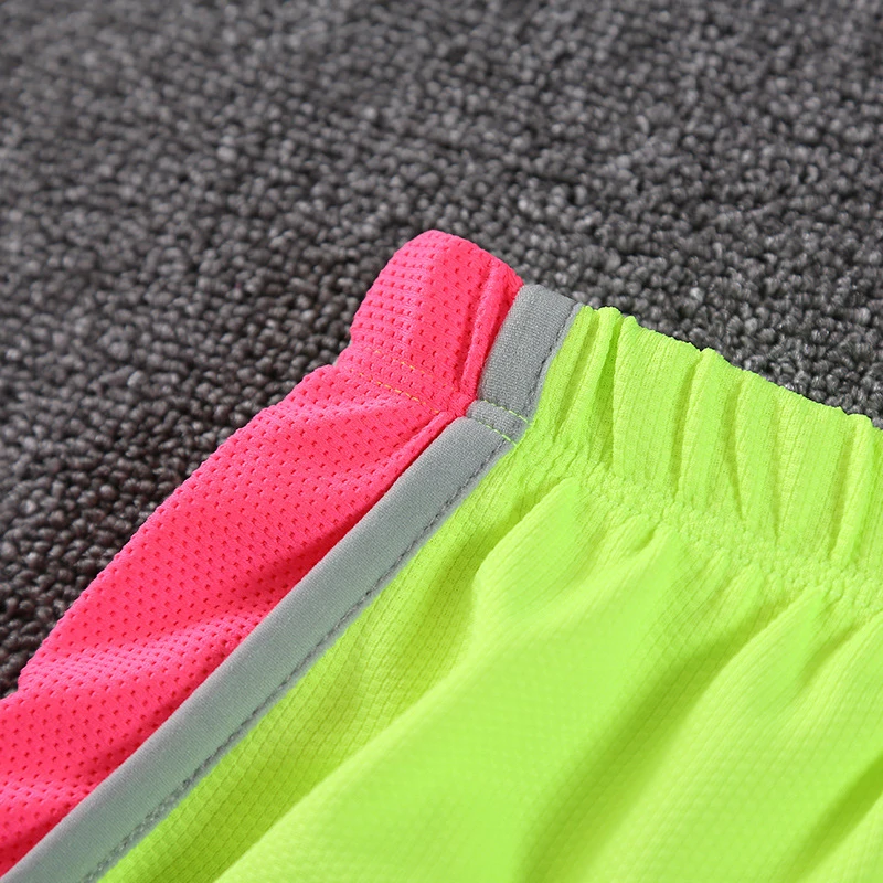 Шорты женские флуоресцентные повседневные Модные Дышащие Короткие штаны для