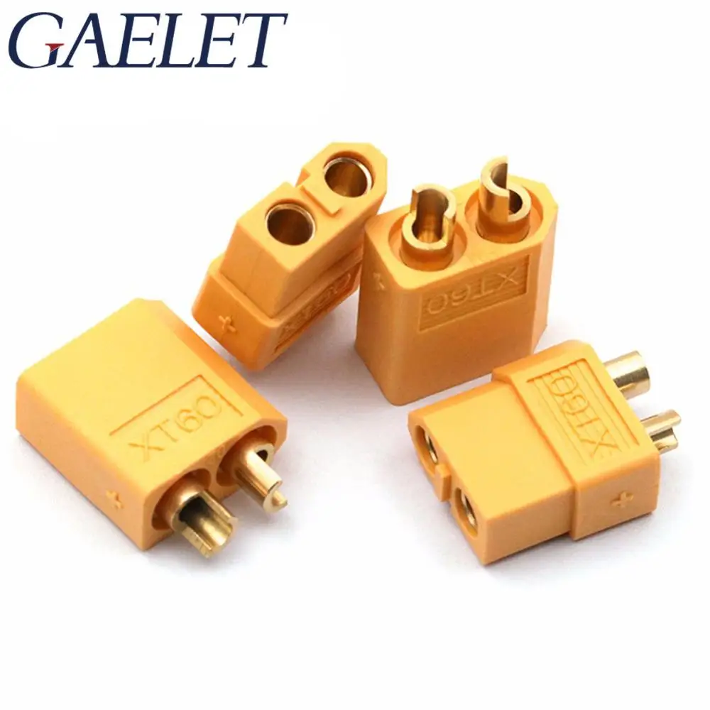 5 шт./партия XT60 Мужской Женский Пуля Разъемы Разъем для RC Lipo батарея оптовая
