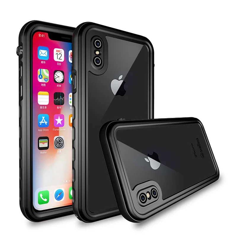 Водонепроницаемый чехол для iPhone X 8 7 Plus 6 S Plus|Бамперы| |