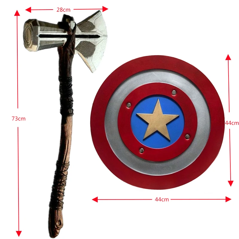 Mjolnir аксессуары к костюму для Косплей Hammer Супер Щит героя оружие карнавала