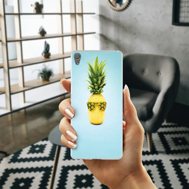 Для Sony Xperia E3 E5 T3 M2 M4 M5 чехол XA XZ Z Z1 Z2 Z3 Z4 Z5 компактный мягкий ТПУ случаях красочные