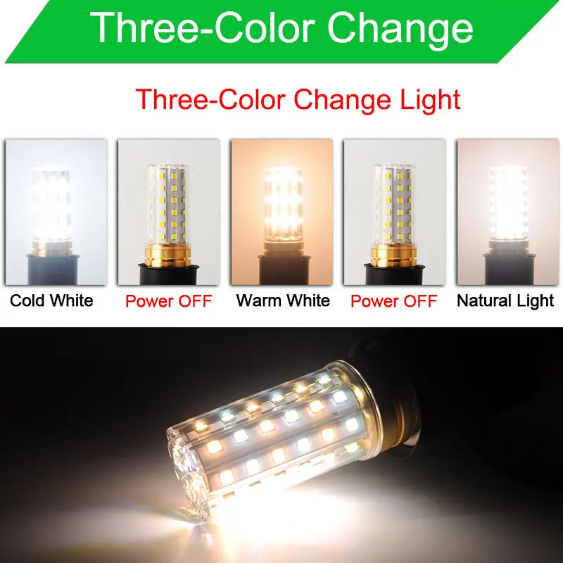 Новый светодиодный светильник E27 E14 лампы 16 Вт AC220V 240V кукурузы лампа 60 SMD 2835
