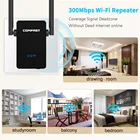 Беспроводной Wi-fi ретранслятор 802.11bgnac, 300 Мбитс, мини репитер, усилитель Wifi сигнала, 2,4G Wi-fi удлинитель 2 * 5dBi антенна