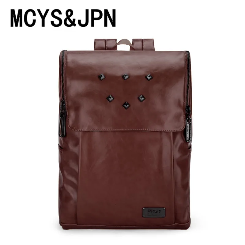 MCYS & JPN Для женщин мужчин из искусственной кожи рюкзак для мужчина bckpack двойная