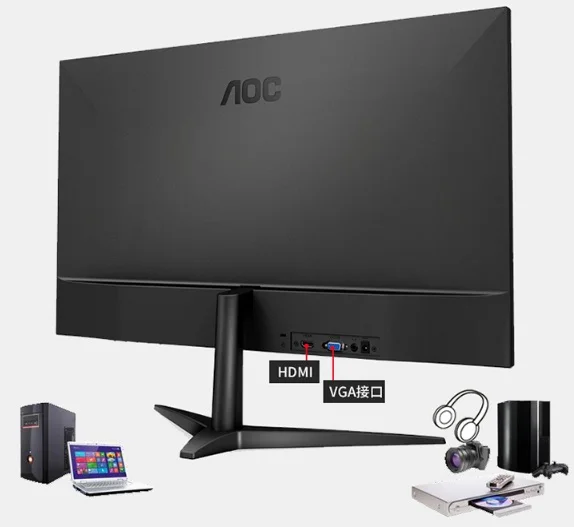 Монитор 23 8 дюйма HDMI узкий боковой ЖК дисплей для компьютера|Мониторы| |