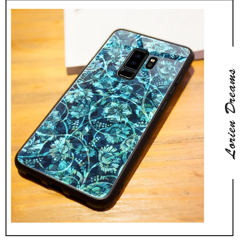 Для samsung s9 чехол Mofi для samsung s9 plus чехол стеклянный жесткий чехол для samsung s9 мраморный зернистый Черный Белый для galaxy s9 plus
