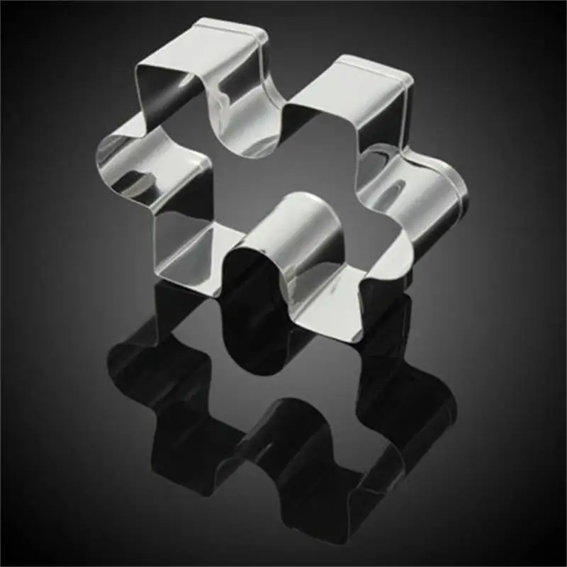 1 шт. форма пазла из нержавеющей стали Форма для шоколадного печенья выпечки тоже