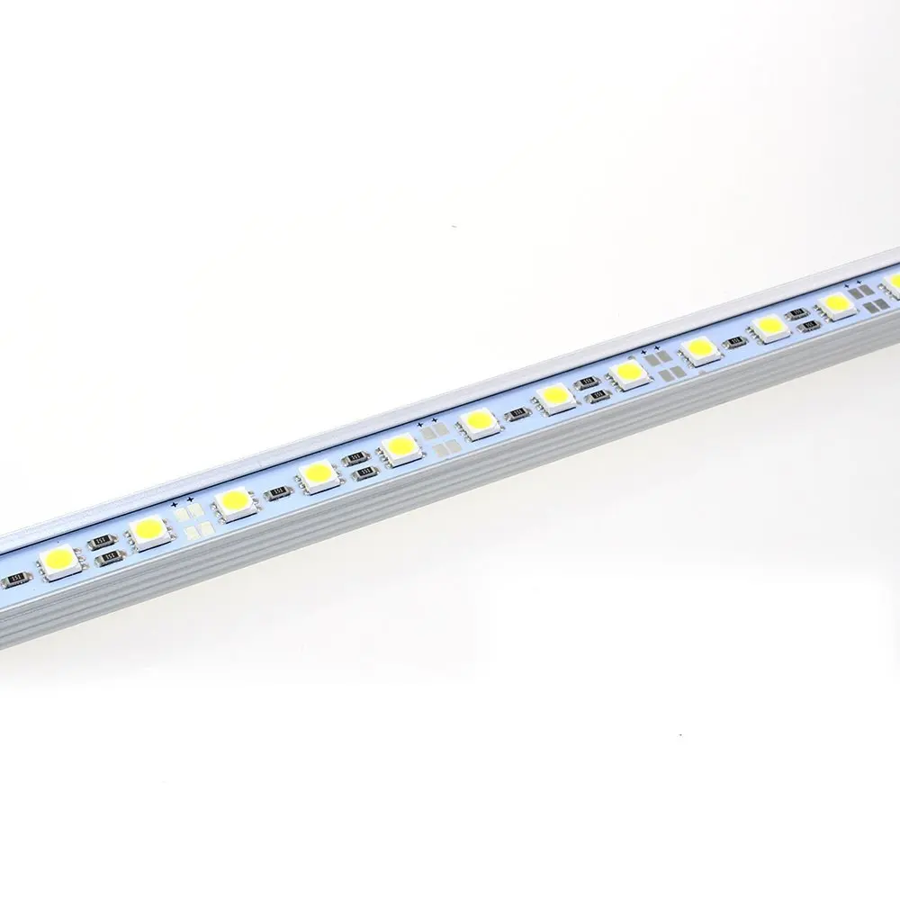 Жесткая светодиодная лента U образной формы 5050 SMD 36 длина 50 см Холодный/теплый