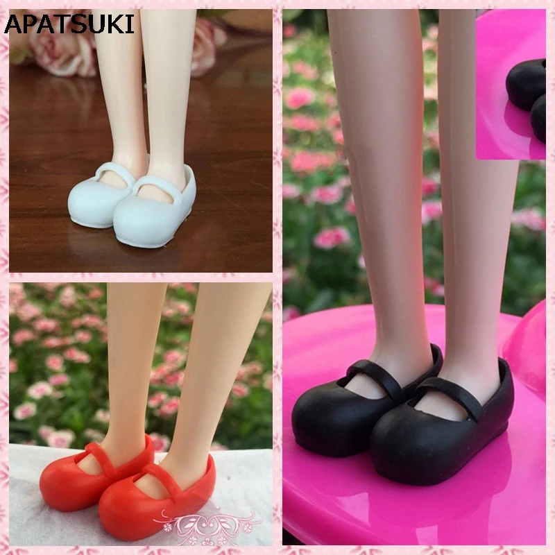 

3Pairs Mary Janes Shoes For Blythe Dolls 1:6 Causal Shoes For Licca Doll House Mini Shoes For 1/6 BJD Fashion Doll Accessories