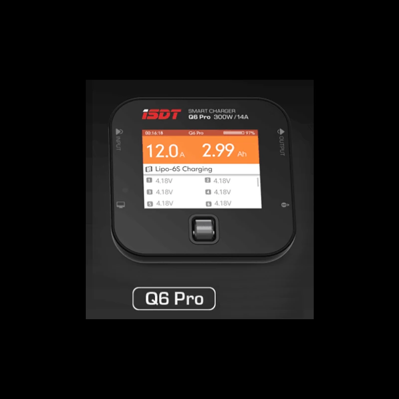 ISDT Q6 Pro BattGo 300 Вт 14A карманное зарядное устройство Lipo для баланса батареи умное Цифровое зарядное устройство для FPV RC моделей DIY запасные части