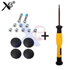 Новинка, 4 шт.лот, резиновые ножки, нижняя крышка корпуса, комплект ножек + винты, набор винтов + инструменты для Macbook Air 13 дюймов, A1369, A1466