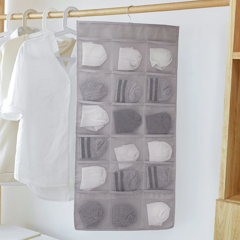 Wardrobe Underwear Socks Storage Bag Hanging Wall Dormitory Fabric | Дом и сад