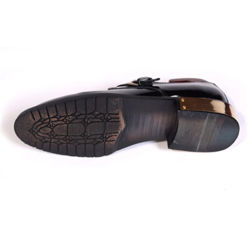 Классические высококачественные мужские ботинки для джентльмена чистые черные