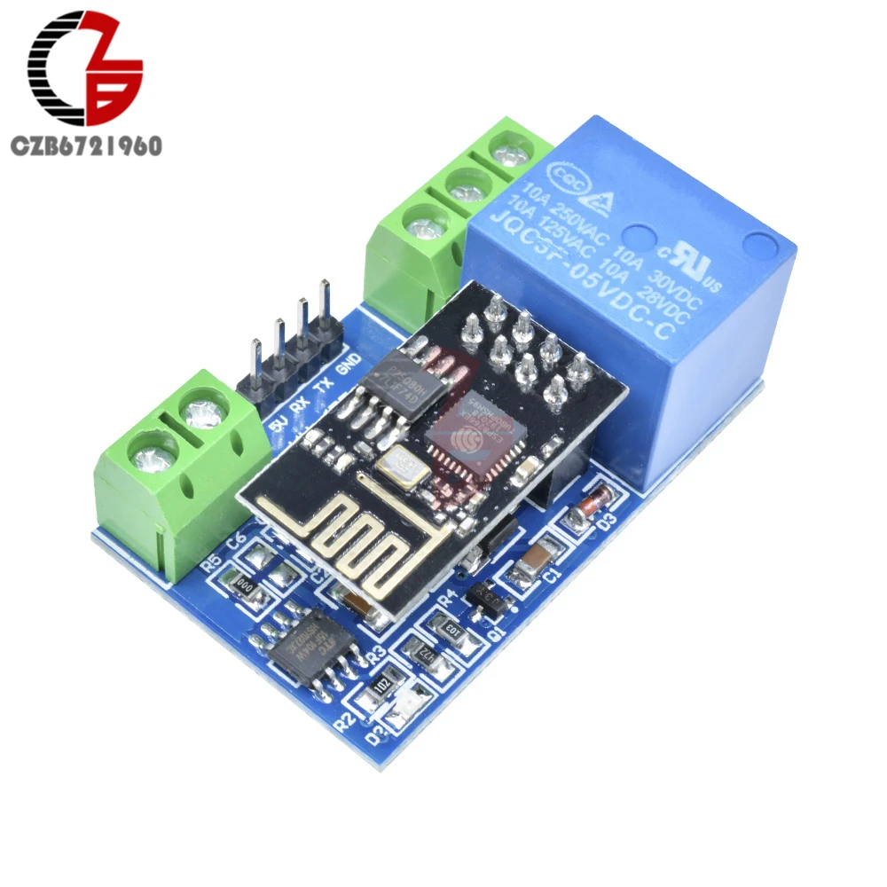 5 в постоянного тока 1 канал ESP8266 ESP 01 релейный модуль беспроводной Wifi пульт