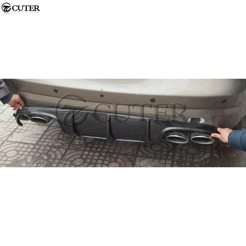 W209 CLK280 CLK500 CLK63 диффузор заднего бампера из углеродного волокна для Mercedes Benz 03