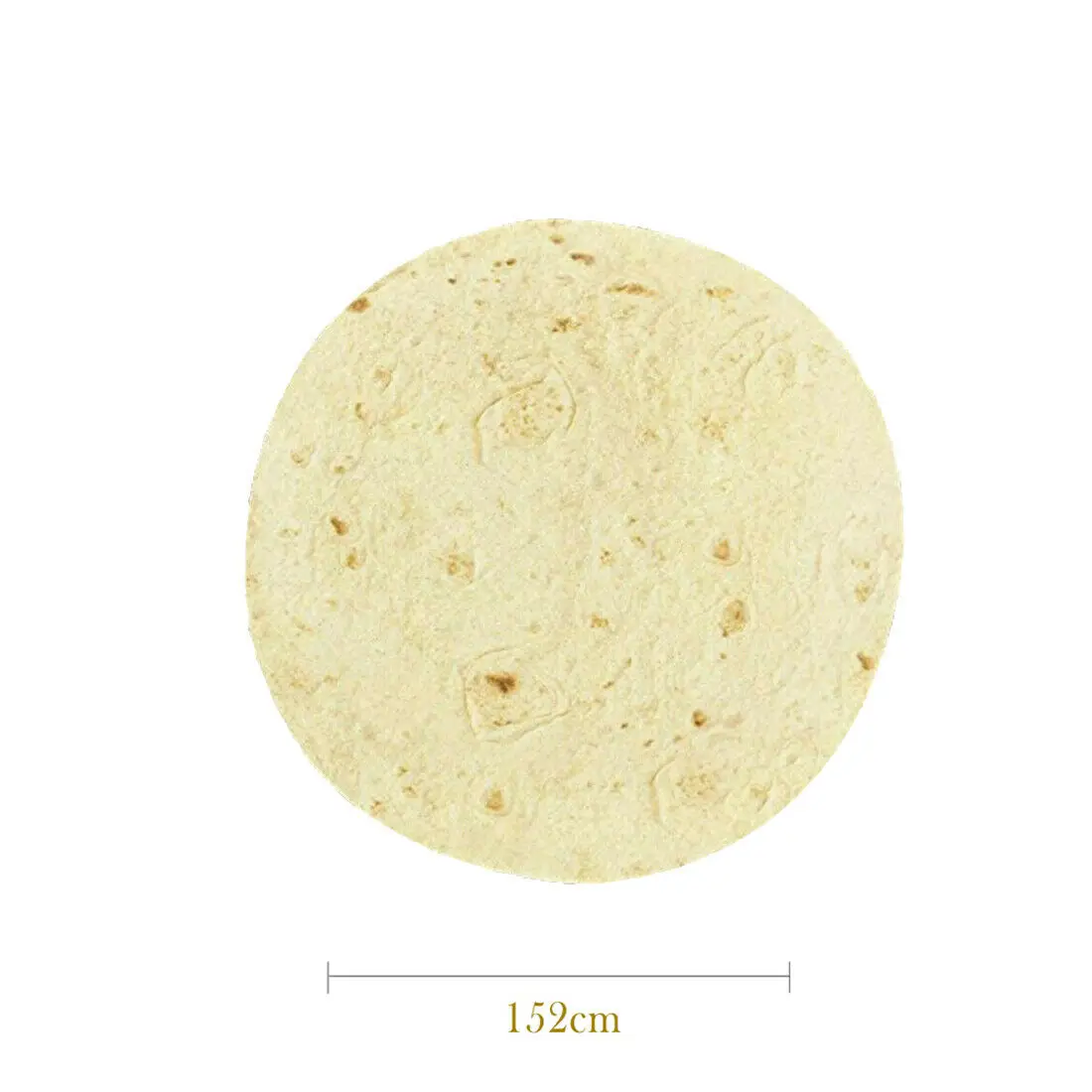 C 152CM Горячее предложение тортилья Burrito Одеяло пледы Обёрточная бумага Одеяло 85/122/152 см пшеничной лепешке Одеяло пиццы Одеяло - Цвет: C 152CM