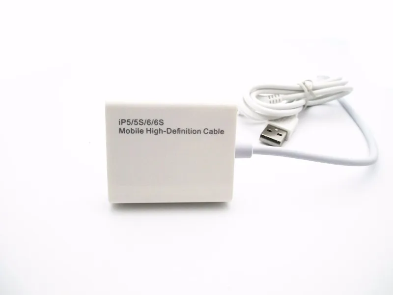 Кабель HDTV проводной соединитель для HDMI 1080P адаптер телевизора кабель iPhone 5/6/7 7Plus 8