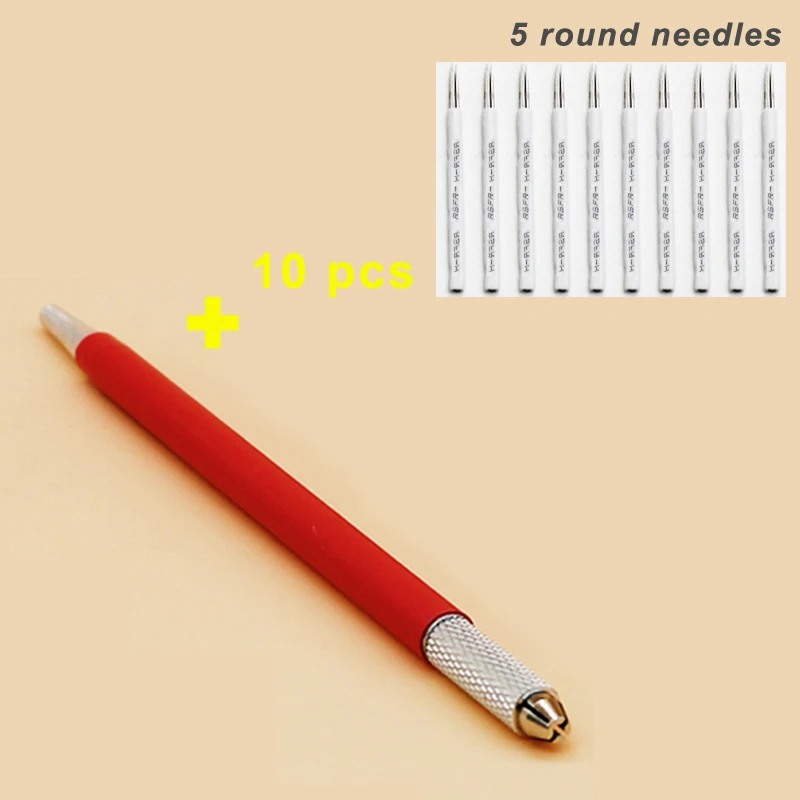 Fog бровей ручной Перманентный макияж Тату ручка микроблейдинг тату машина