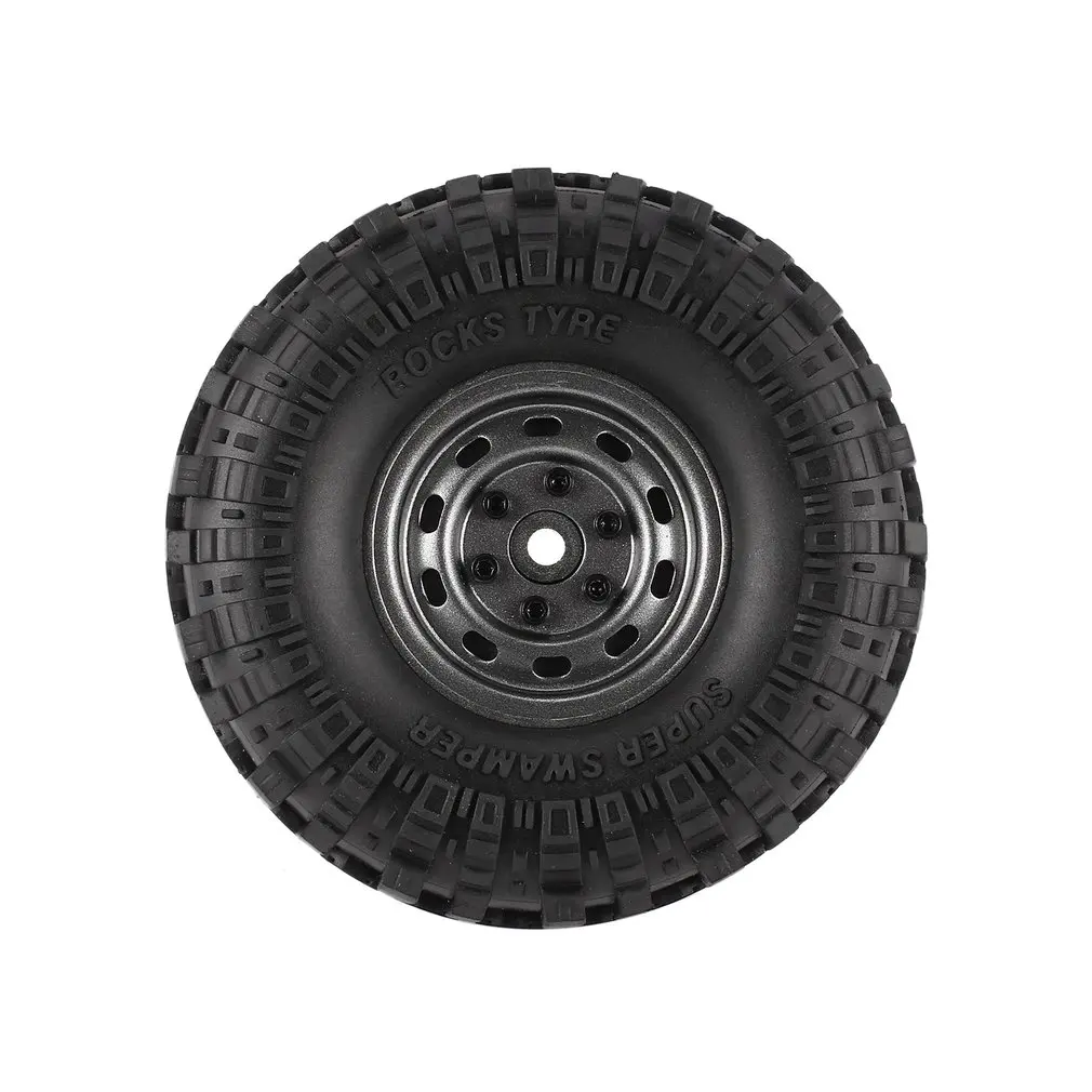 4 шт. AUSTAR AX-4020 1,9 дюйма 110 мм резиновые шины с металлическим ободом колеса Набор для 1/10 Traxxas TRX-4 SCX10 RC4 D90 RC кроллер