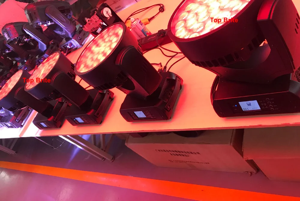 Светодиодный прожектор с эффектом потертости 37x20 Вт RGBW 4 в 1 DMX 512 вращающийся